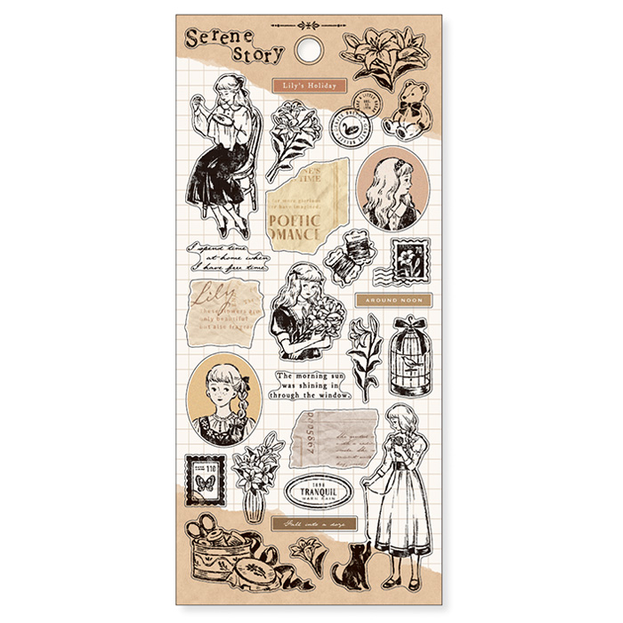 Serene Story Series Sticker - Lily's Holiday