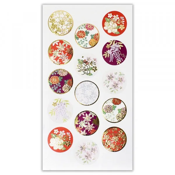 Foron Pearl Series Gold Foil Sticker - Graceful