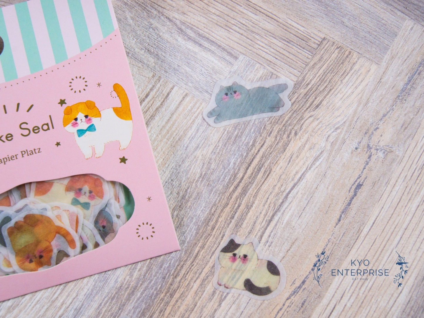 Flake Sticker Series designed by Yoko - Cats