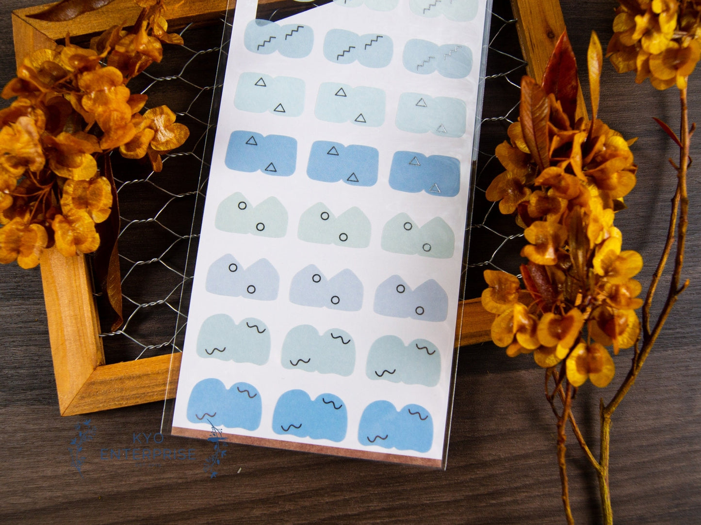 Saien Calty Neo Washi Sticker Series - Index (Silver Foil)