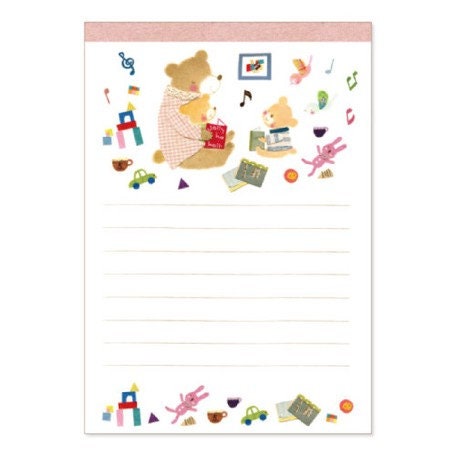 Letter Writing Set design by Fuwamoko Friends