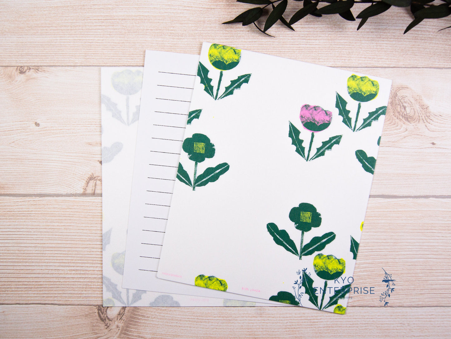 Letter Writing Set Series designed by Nishi Shuku - Hana