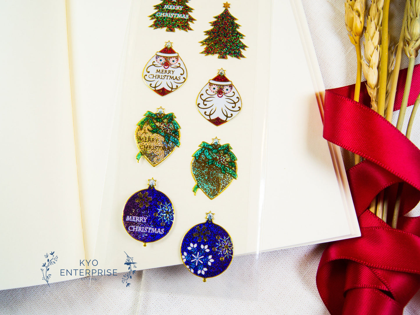 Gold Foil Sticker - Christmas Decoration