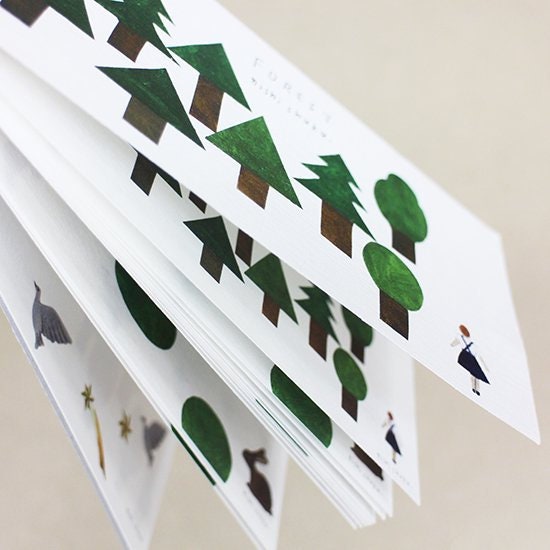 Mini Notepad Series designed by Nishi Shuku - Forest