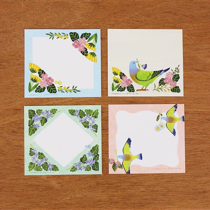 Memo Pad Series designed by Midori Asano - Botanical Season