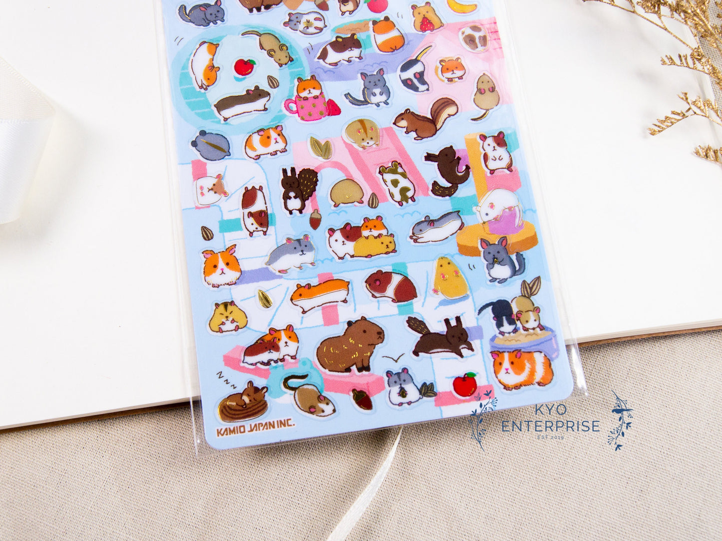 Petit Mark Seal Series Gold Foil Sticker - Rodent