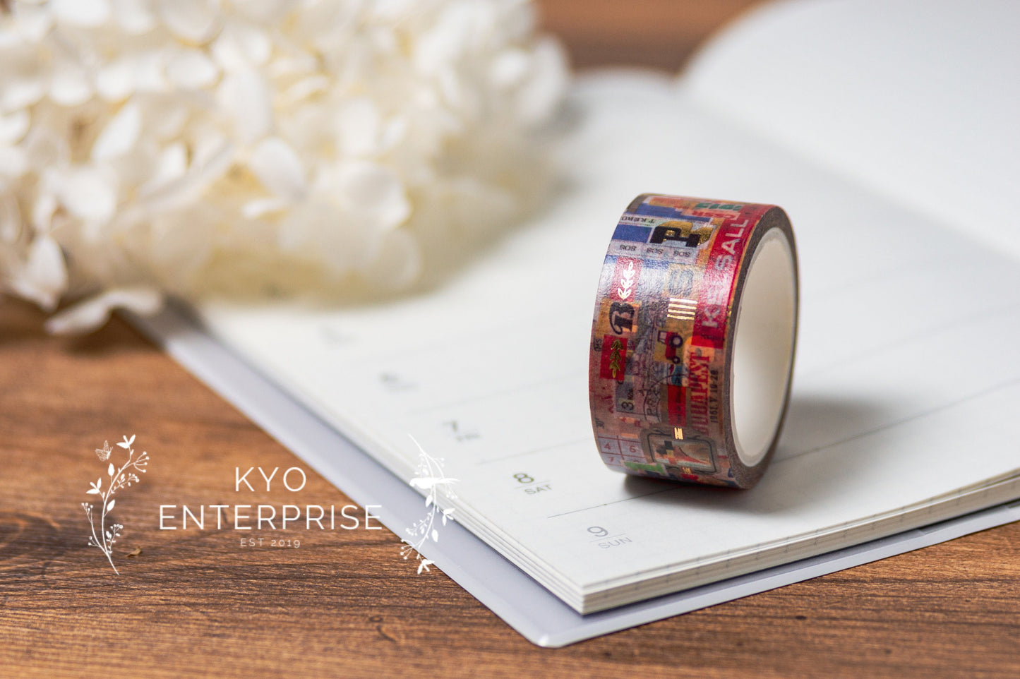 Gold Foil Washi Tape Series designed by Sunny Sunday - Party Time