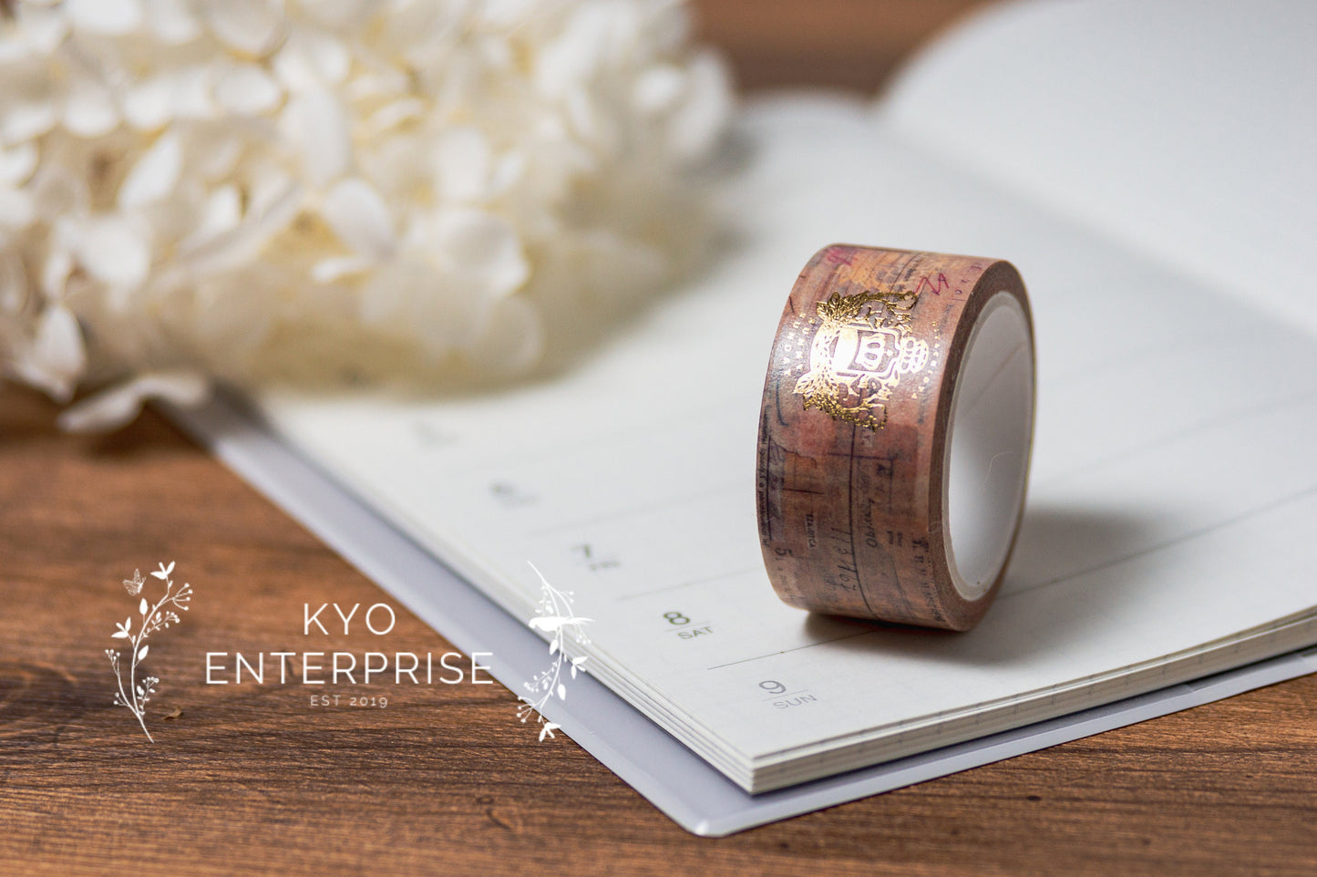 Gold Foil Washi Tape Series designed by Sunny Sunday - Logo