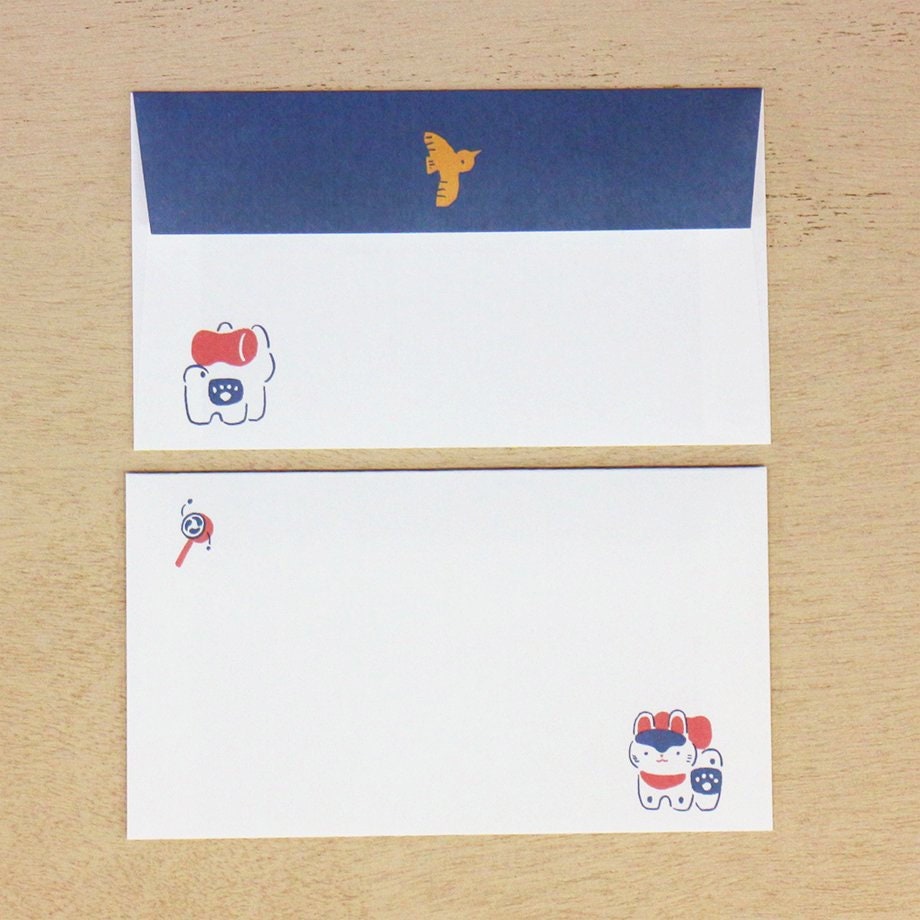 Letter Writing Set Series designed by Masao Takahata - Papier-Mache Dog