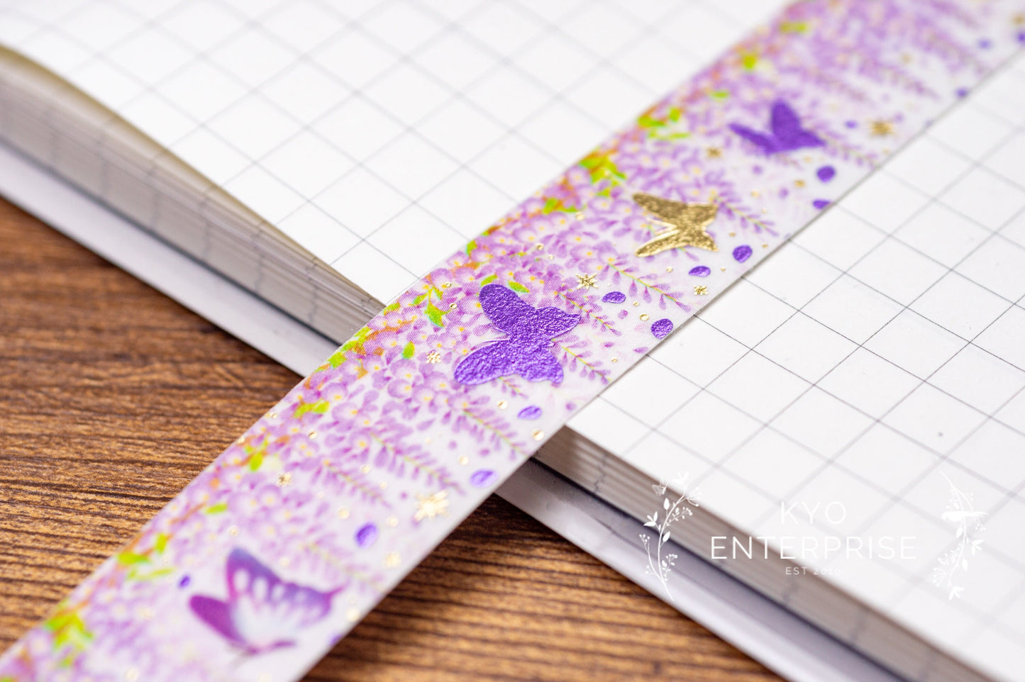 KiraKira Collection Foil Washi Tape  - Wisteria