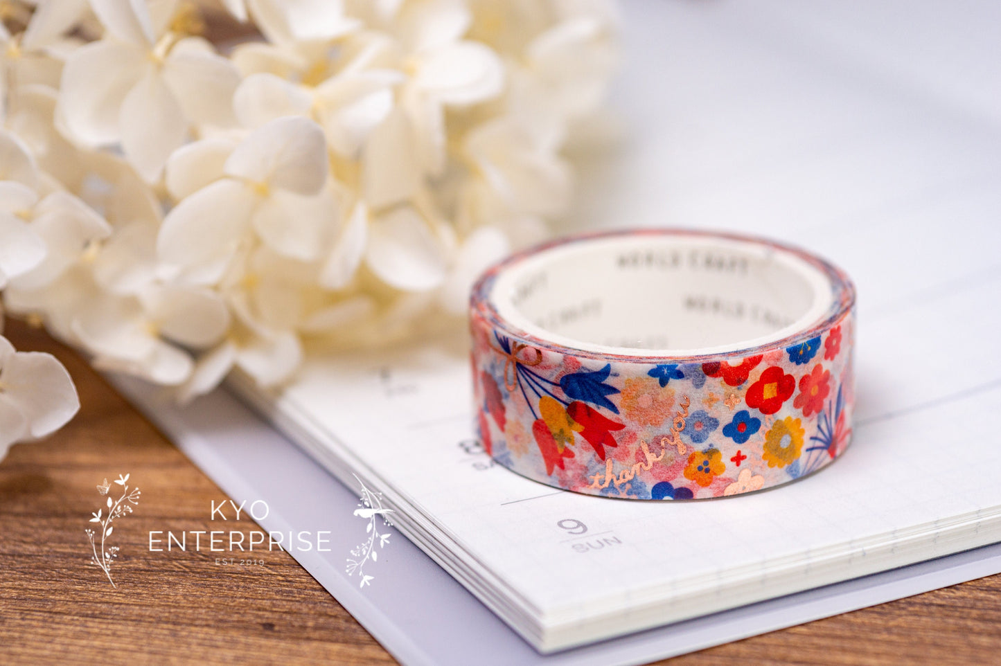 KiraKira Collection Foil Washi Tape - Bouquet