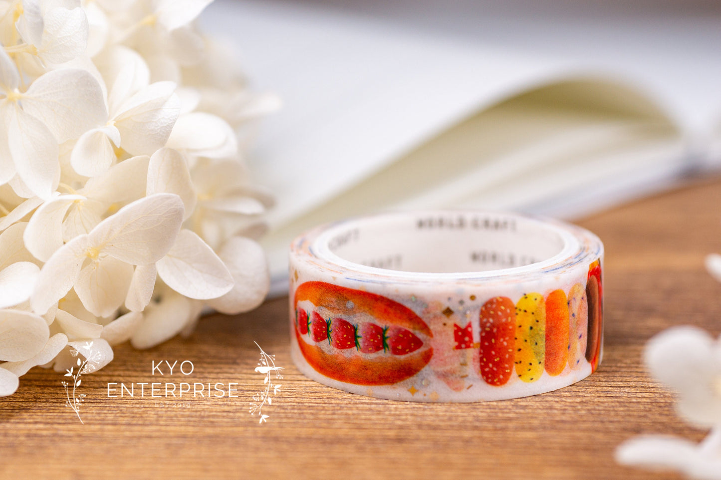 Shining Vertical Series Foil Washi Tape - Breads