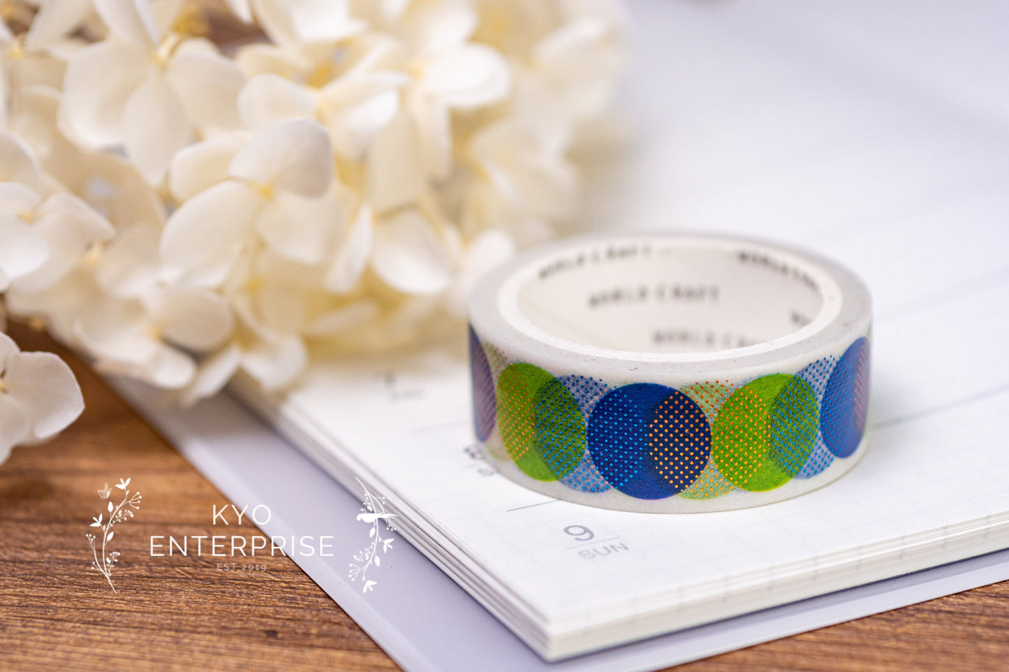 KiraKira Collection Foil Washi Tape - Circle