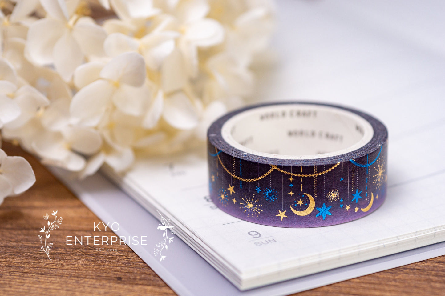 KiraKira Collection Foil Washi Tape - Crescent