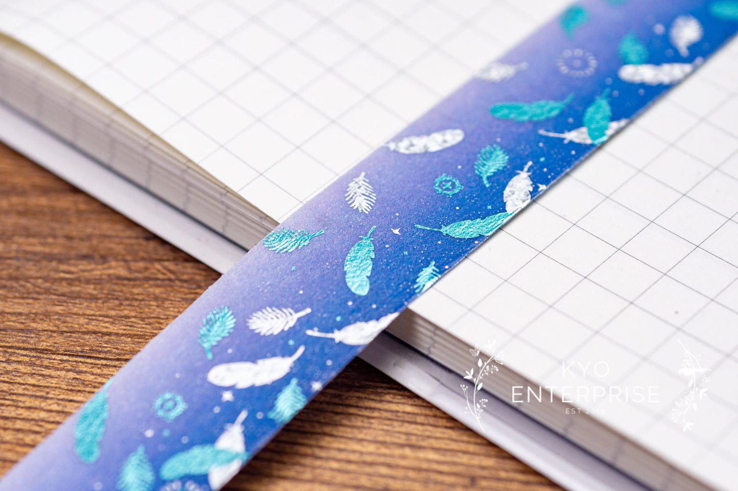 KiraKira Collection Foil Washi Tape - Feather