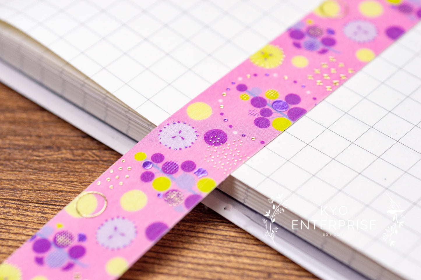 KiraKira Collection Foil Washi Tape - Grape