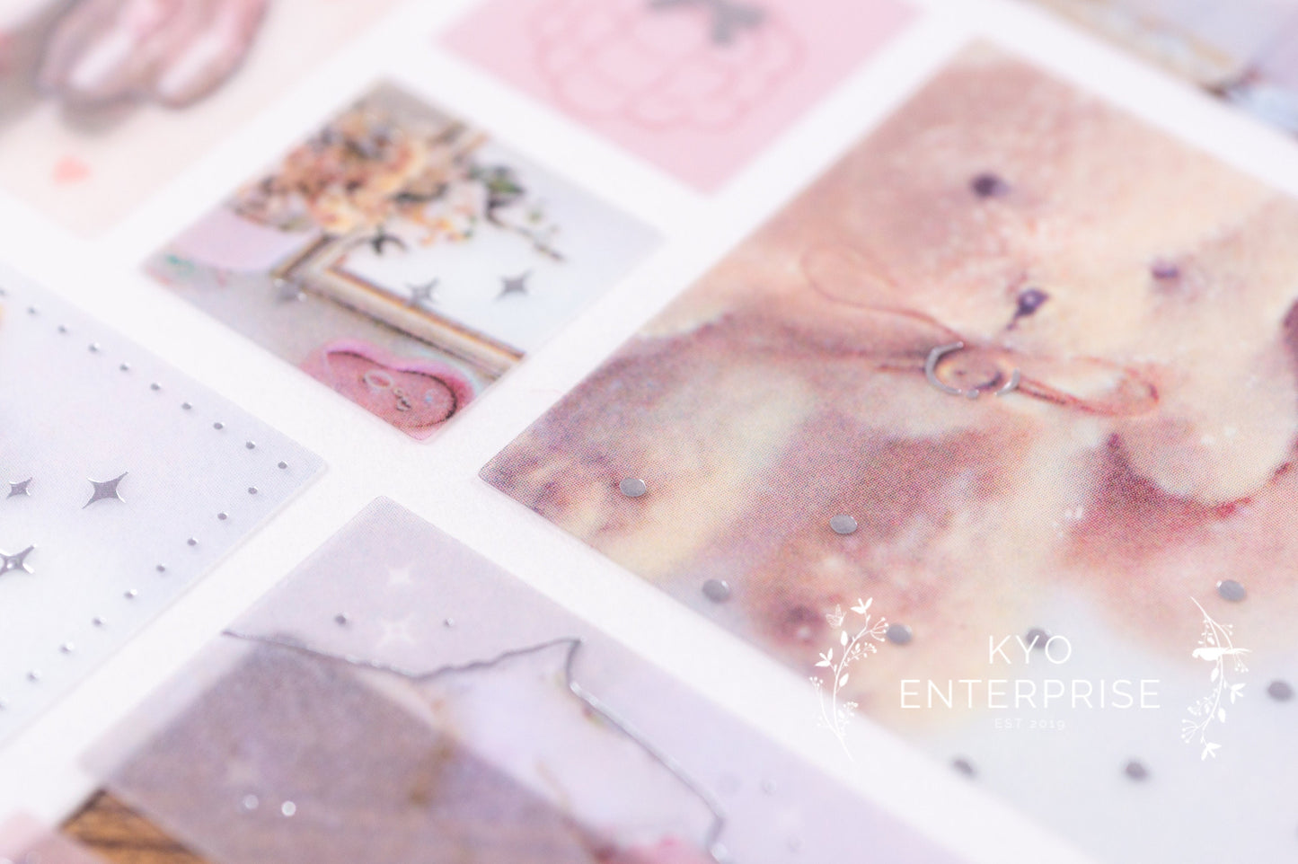 Frames Story Series Silver Foil Sticker - Room