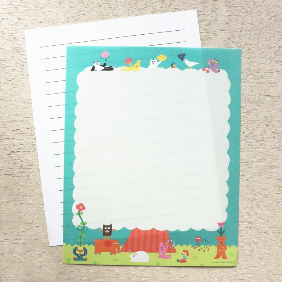 Letter Writing Set Series designed by AIUEO Sunny Days