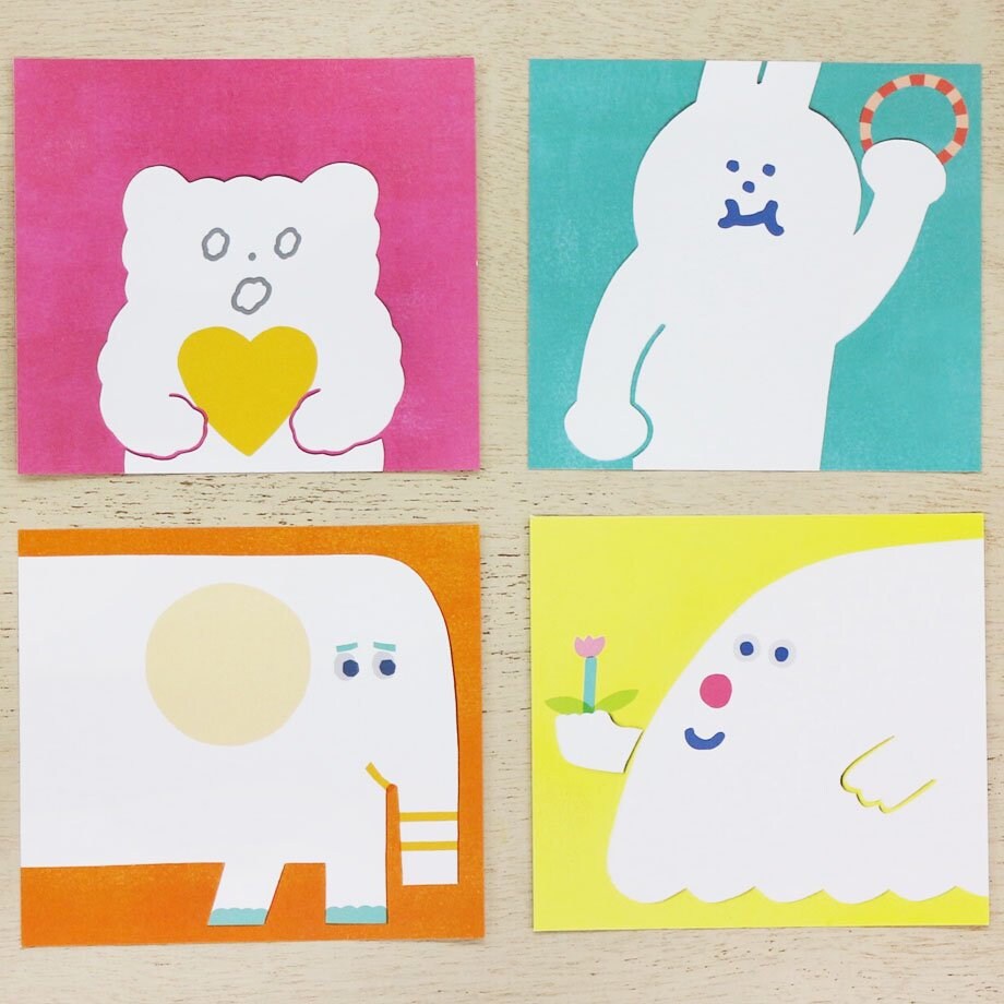 Memo Pad Series designed by AIUEO - Hello! AIUEO Friends