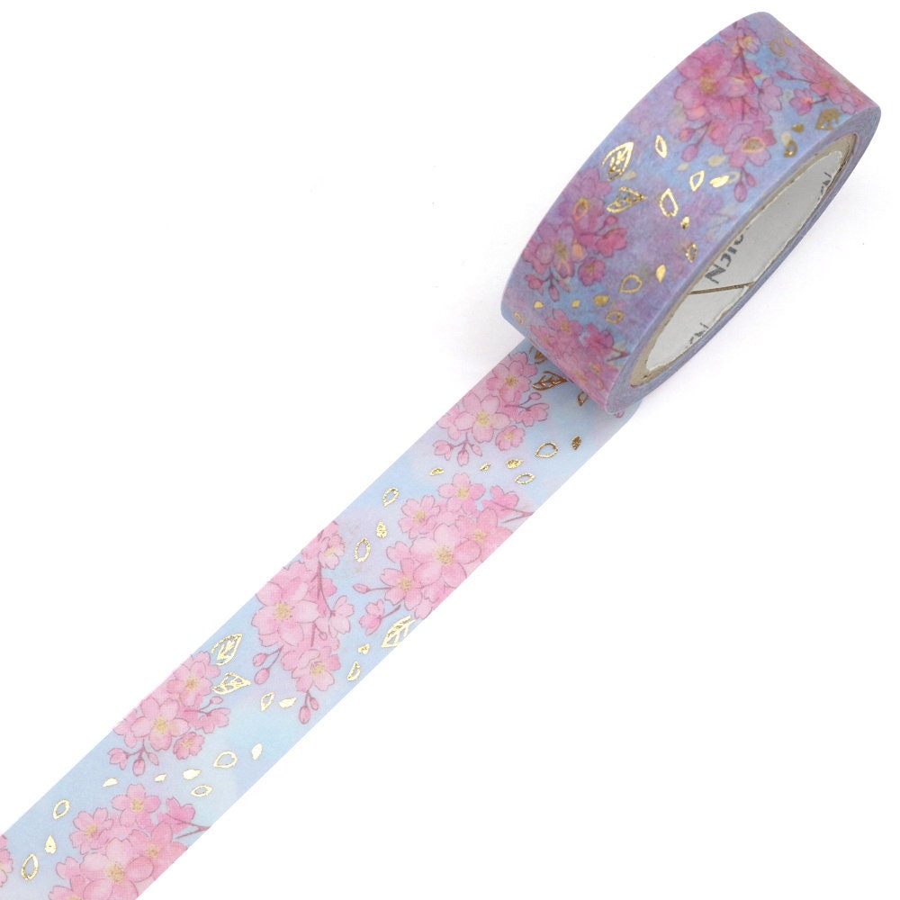 Saien Foil Series Gold Foil Washi Tape - Sky of Spring