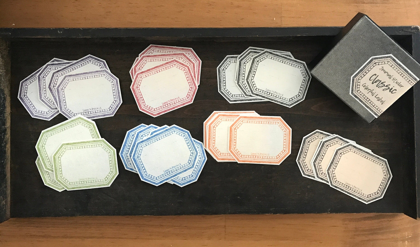 Handmade Classic Label Sticker - Colorful