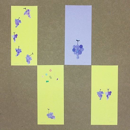 Mini Notepad Series designed by Subikiawa - Budo (Grape)