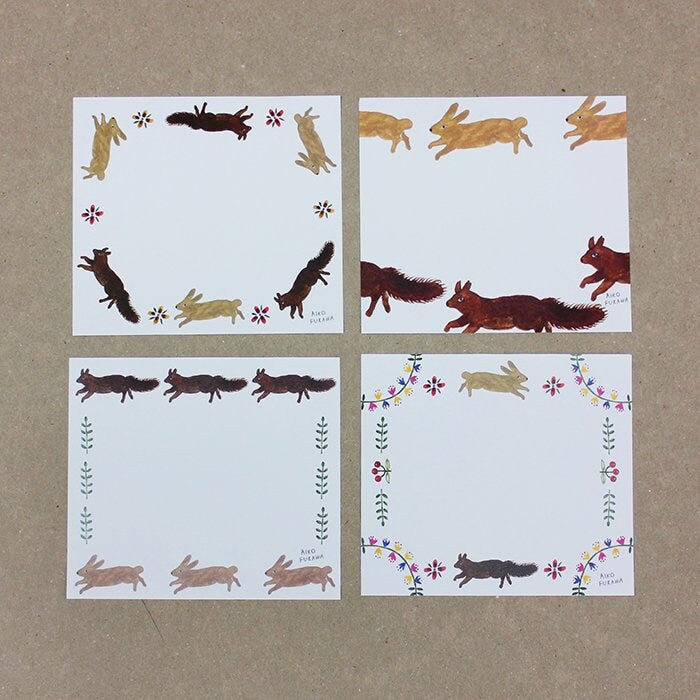 Memo Pad Series designed by Aiko Fukawa - Little Friends