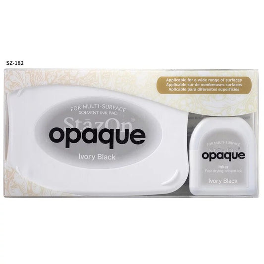 StazOn Series Oil-Based Ink Pad - Ivory Black