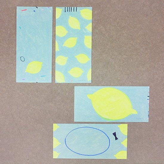 Mini Notepad Series designed by Subikiawa - Lemon