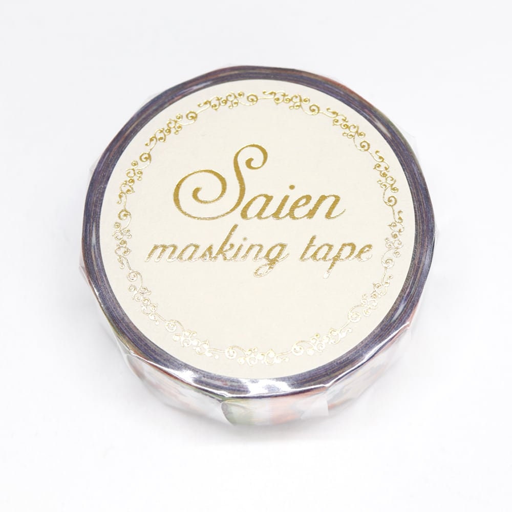 Saien Foil Series Gold Foil Washi Tape - King Queen