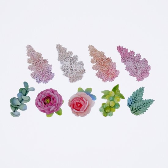 Washi StickerRoll Series - Astilbe Bouquet