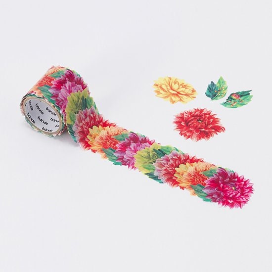 Washi Sticker Roll Series - Dahlia