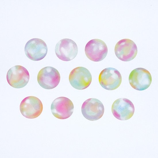 Washi Sticker Roll Series - Soap Bubble