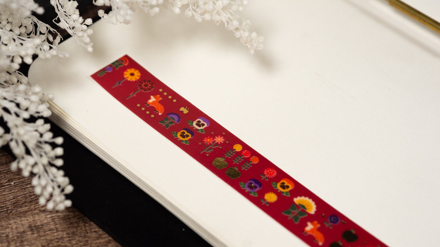 KiraKira Collection Vol.7 Foil Washi Tape  - Autumn