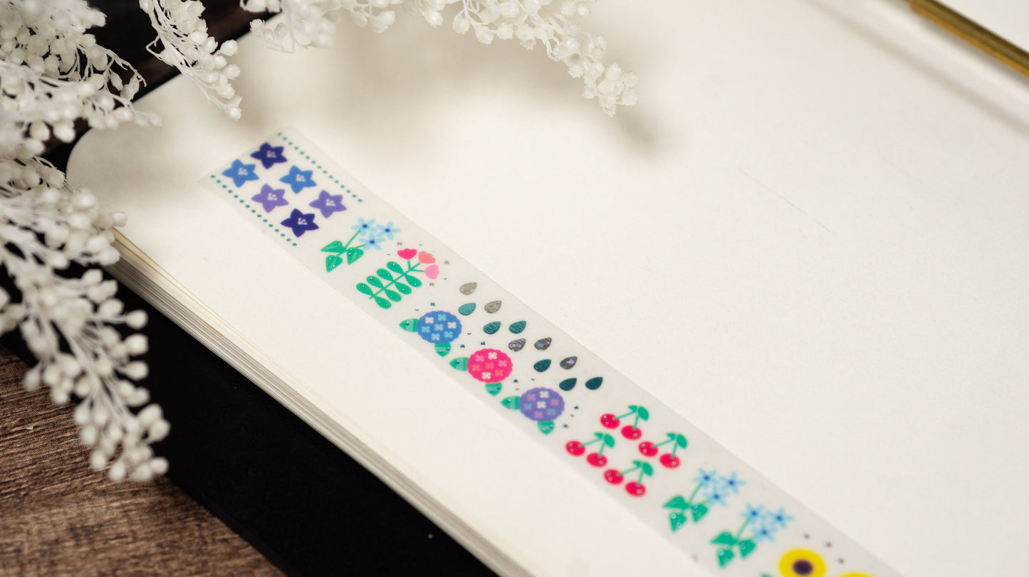 KiraKira Collection Vol.7 Foil Washi Tape - Summer