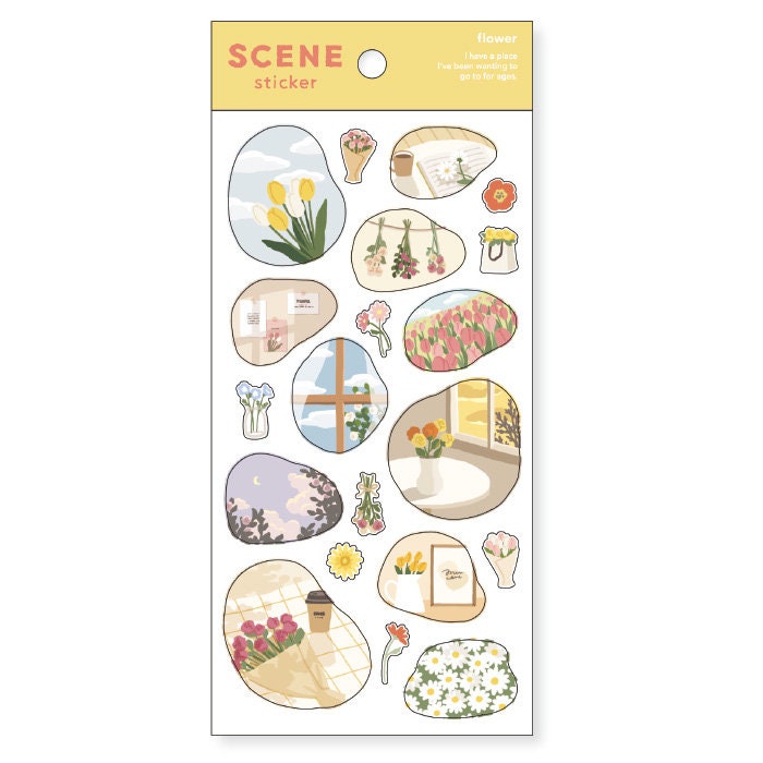Scene Series Sticker - Flower