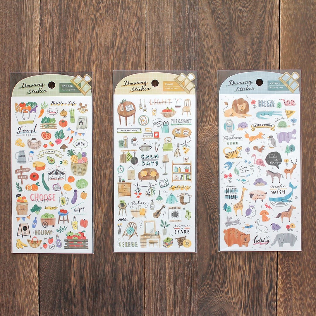 Drawing Sticker Series - Room