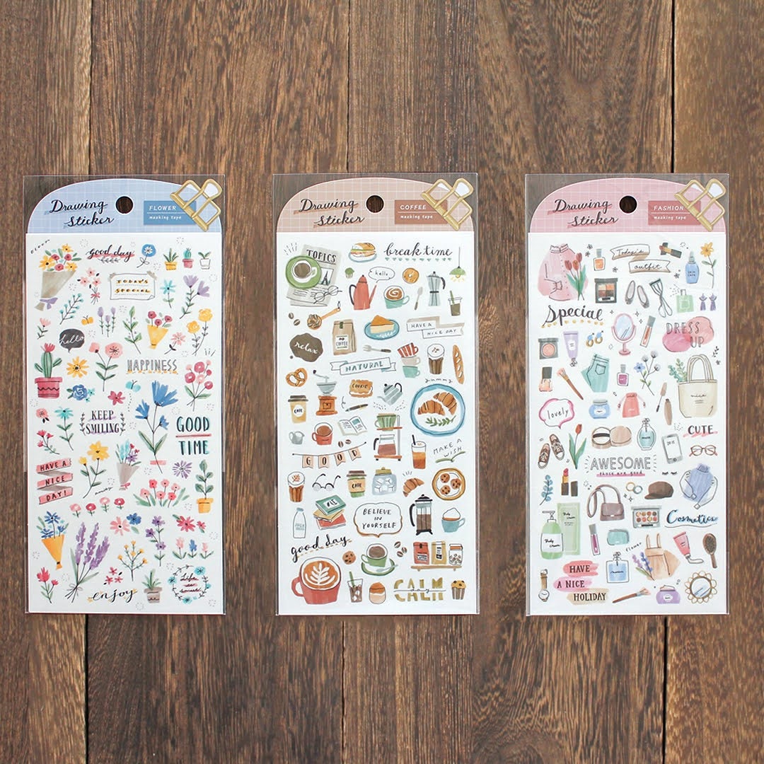 Drawing Sticker Series - Coffee