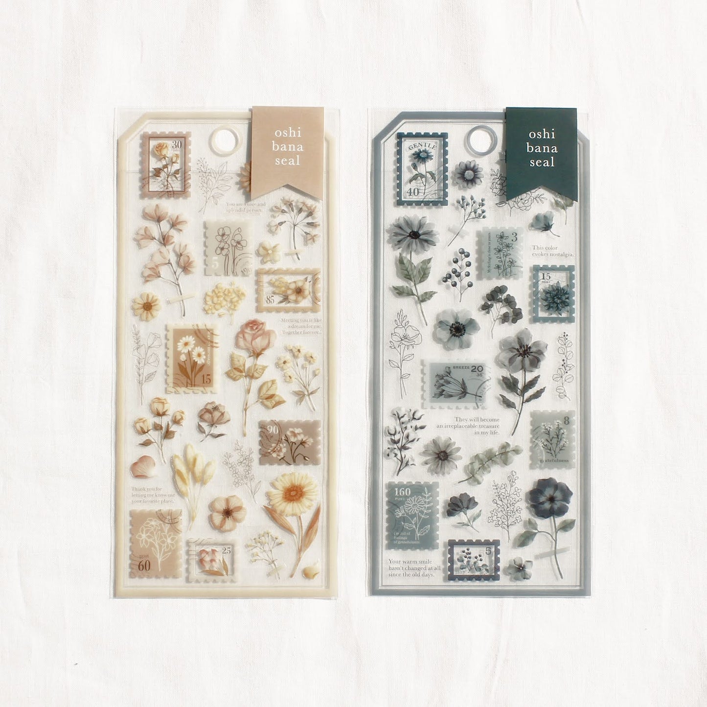 Oshi Bana Scal Series Sticker - Charcoal