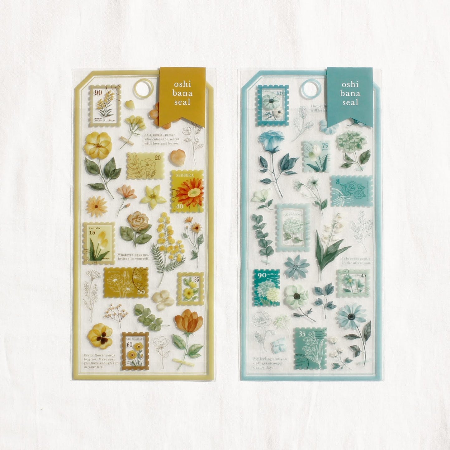 Oshi Bana Scal Series Sticker - Mint