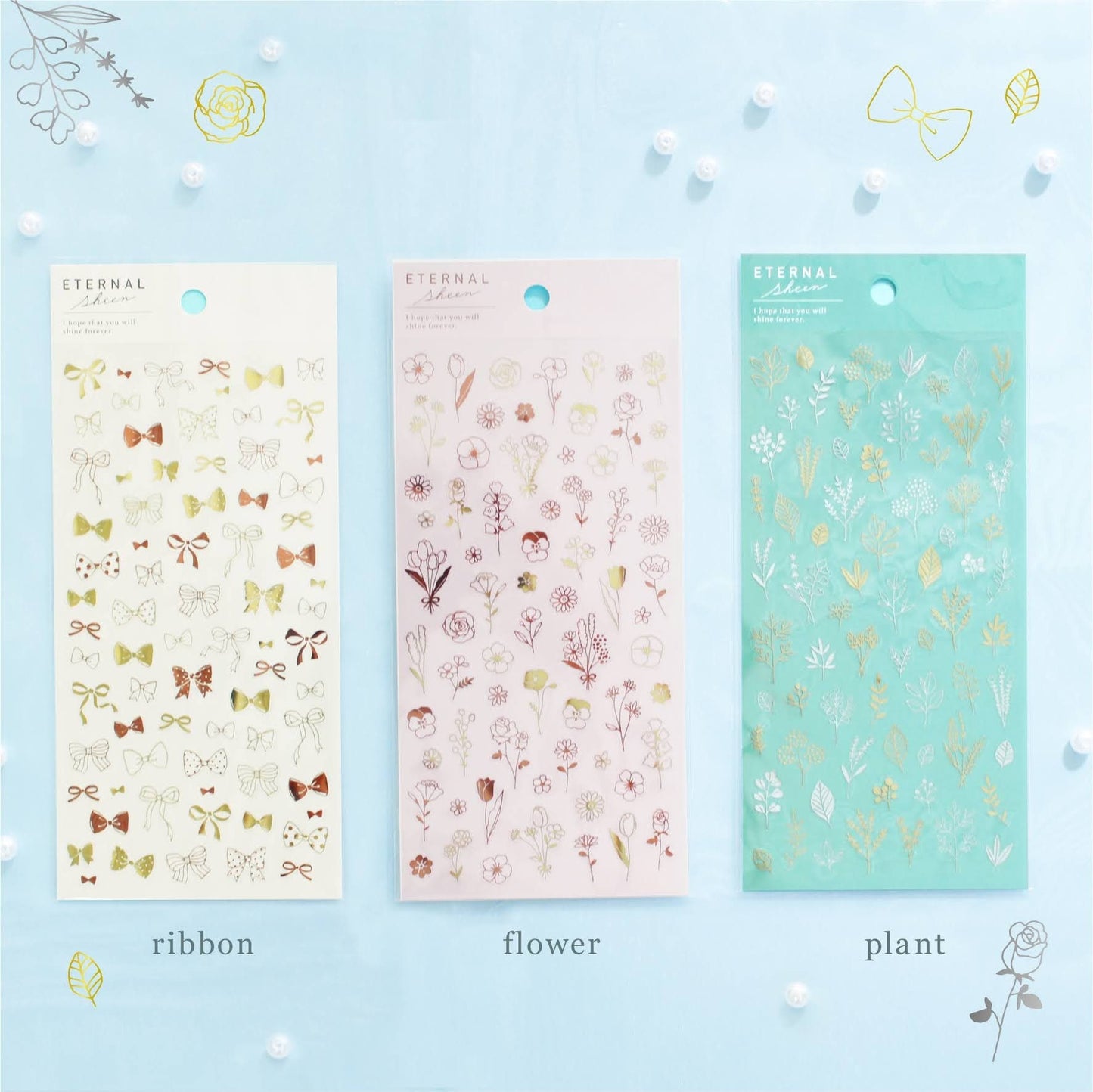 Eternal Shining Foil Sticker Series - Plant