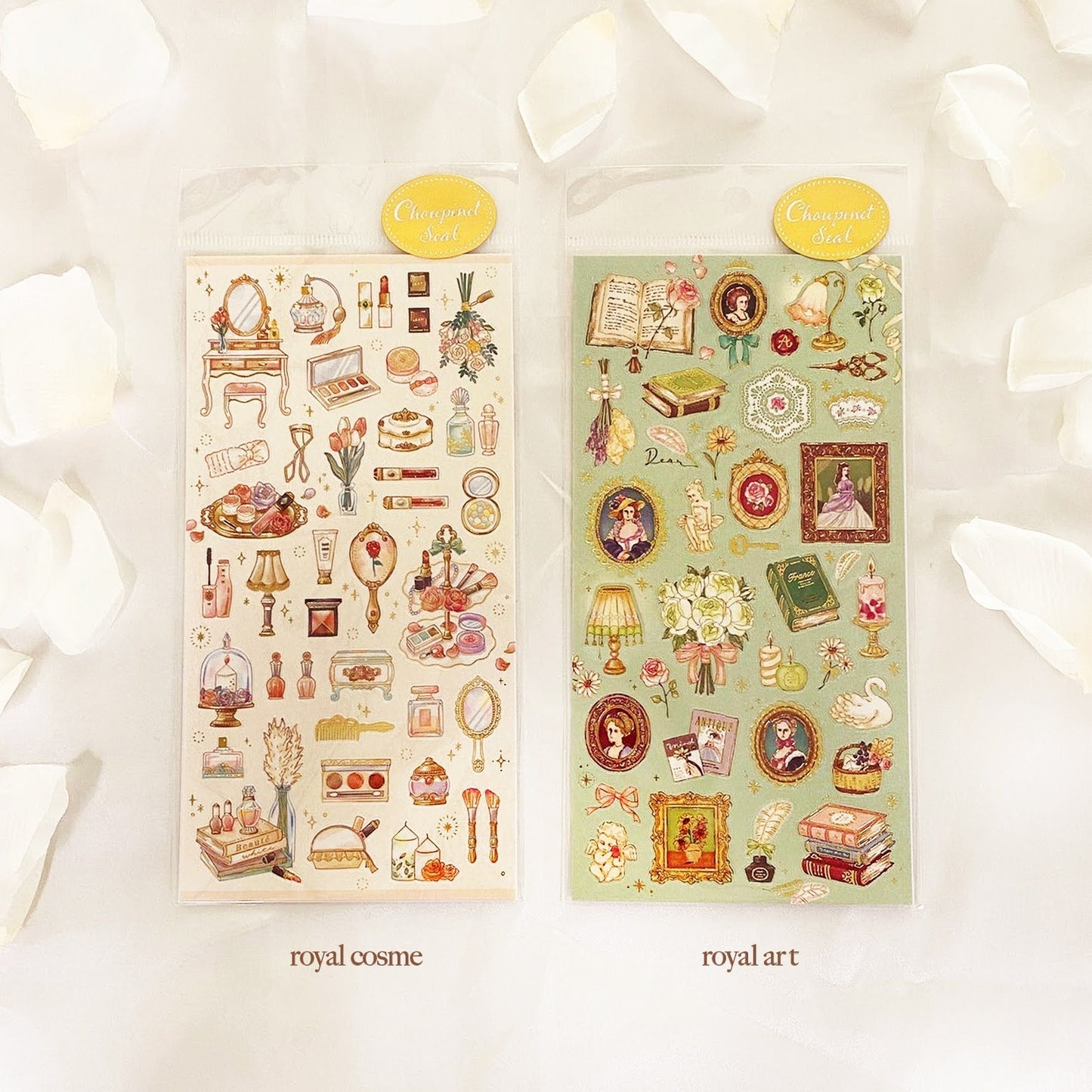 Choupinet Series Gold Foil Sticker - Roayl Cosme