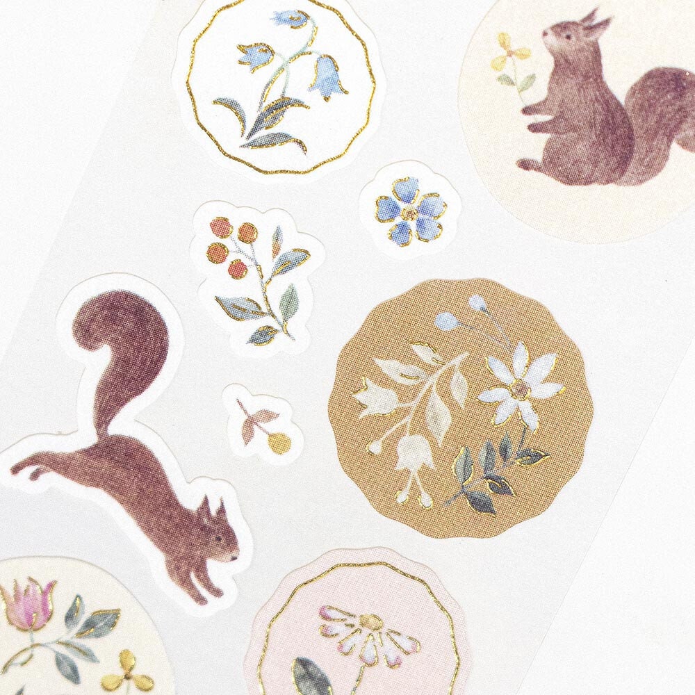 Michikusa Series Gold Foil Sticker - Nowa