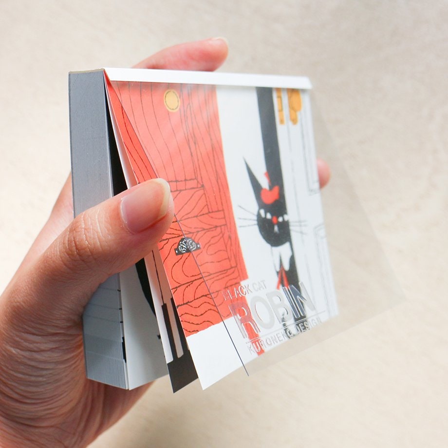 Memo Pad Series designed by Black Neko - Design Black Cat Robin B