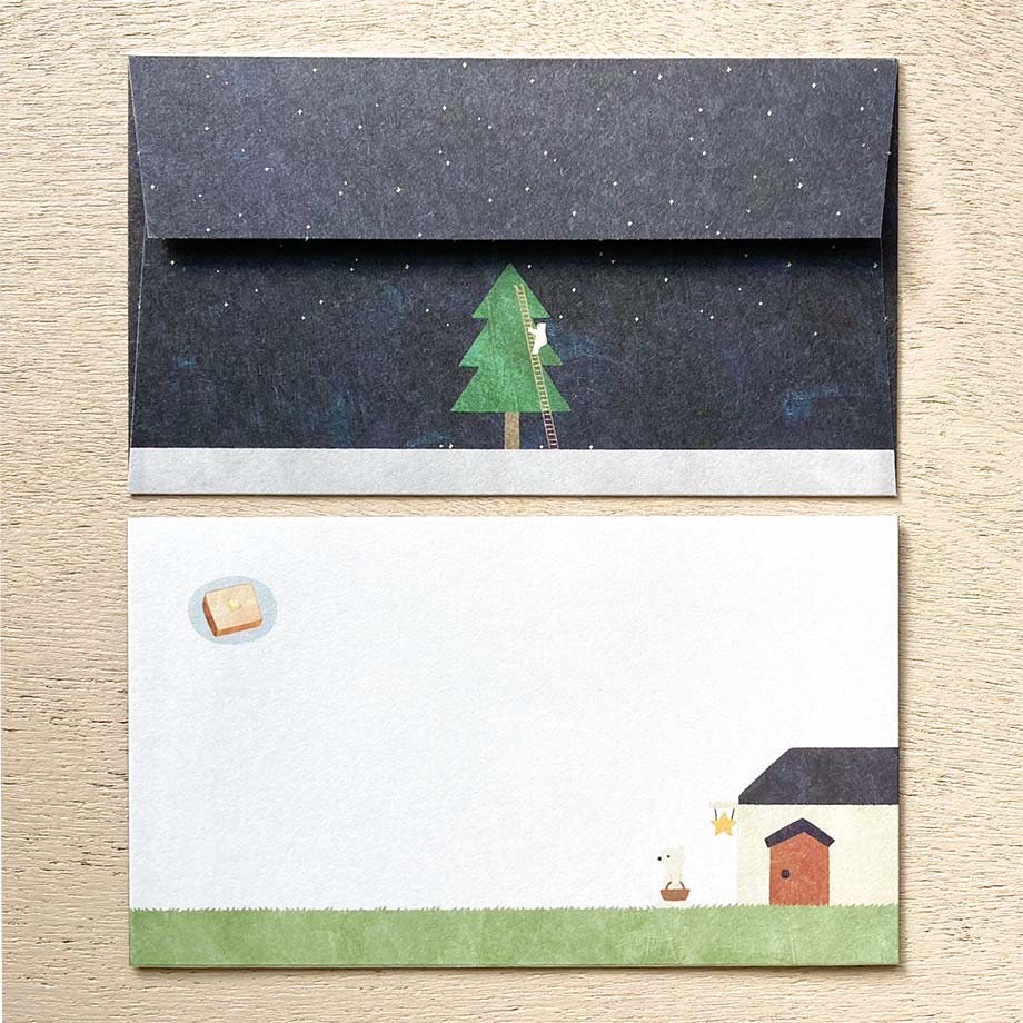 Letter Writing Set Series designed by Fukuoka Mariko - Hoshi Kuma