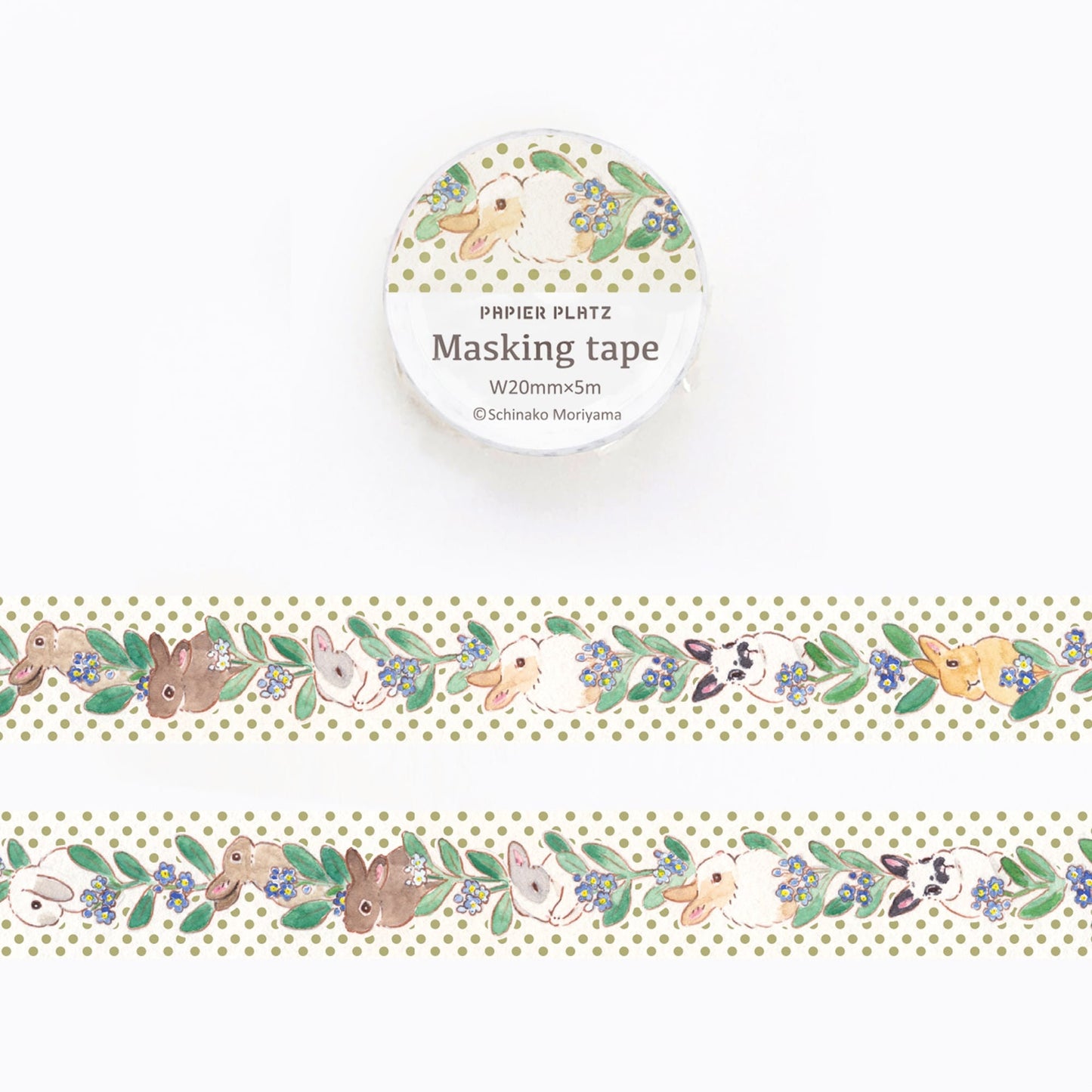 Gold Foil Washi Tape Series designed by Schinako Moriyama