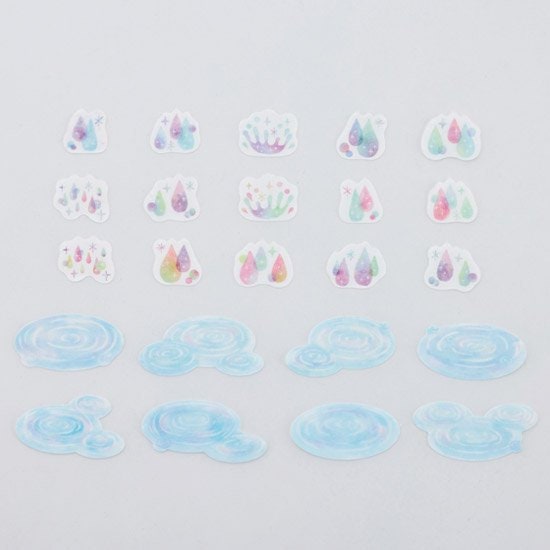 Washi Sticker Roll Series - Rainbow Rain