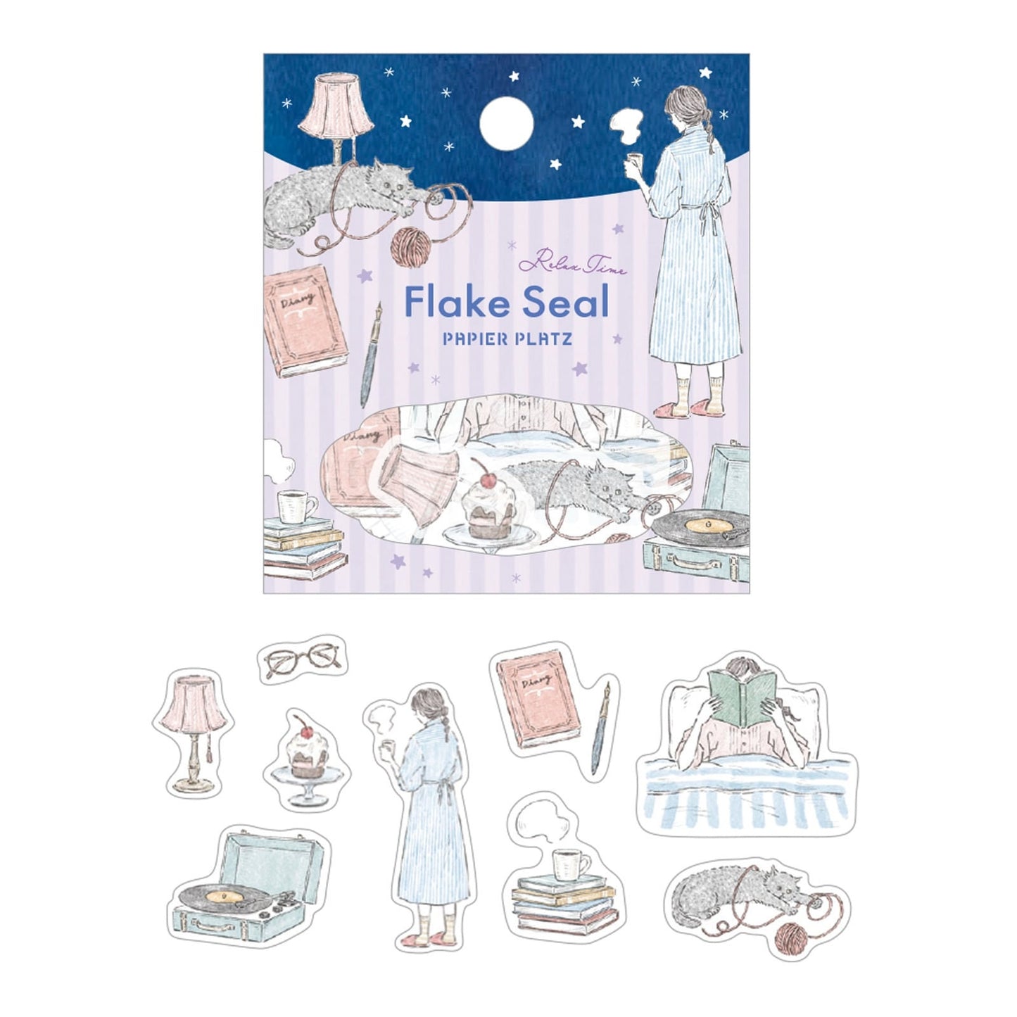 Flake Sticker Series designed by Maori Sakai