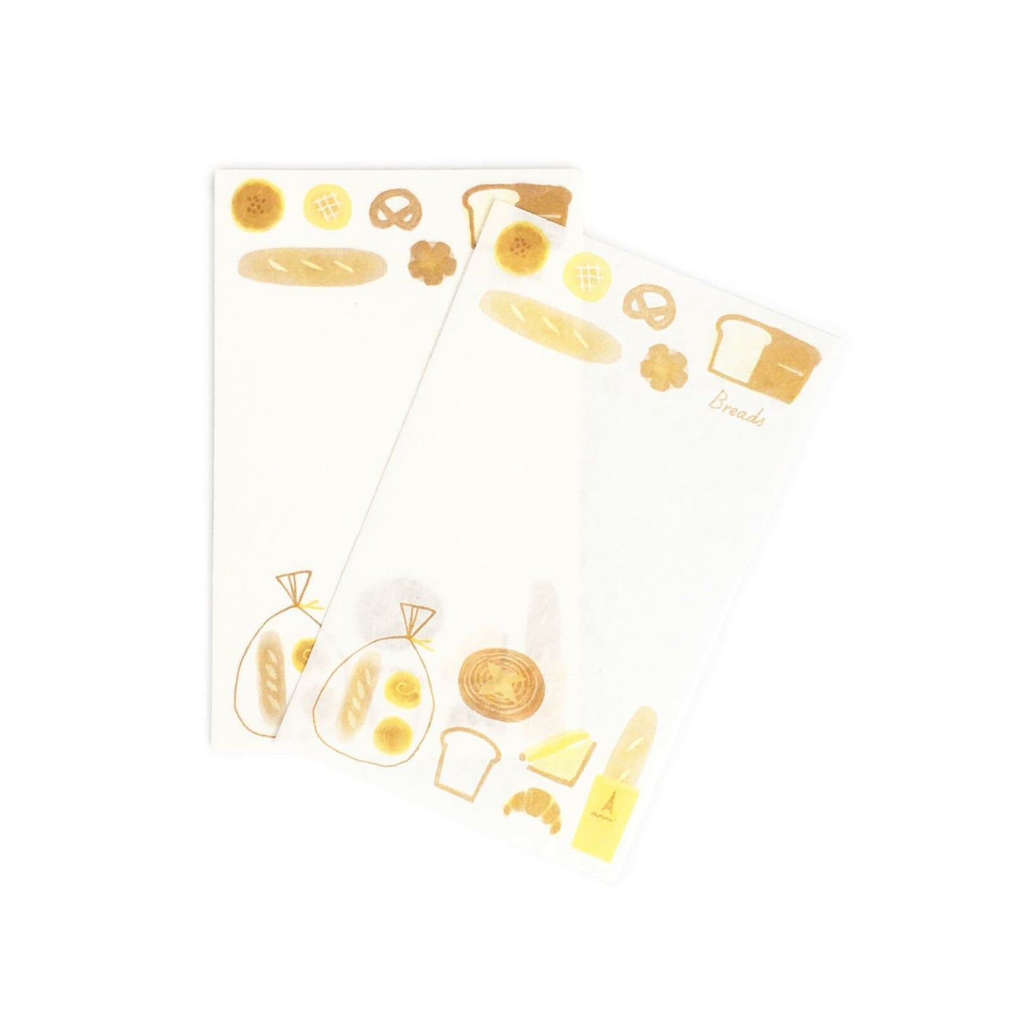 Walking Series Japanese Washi Letter Writing Set - Bread