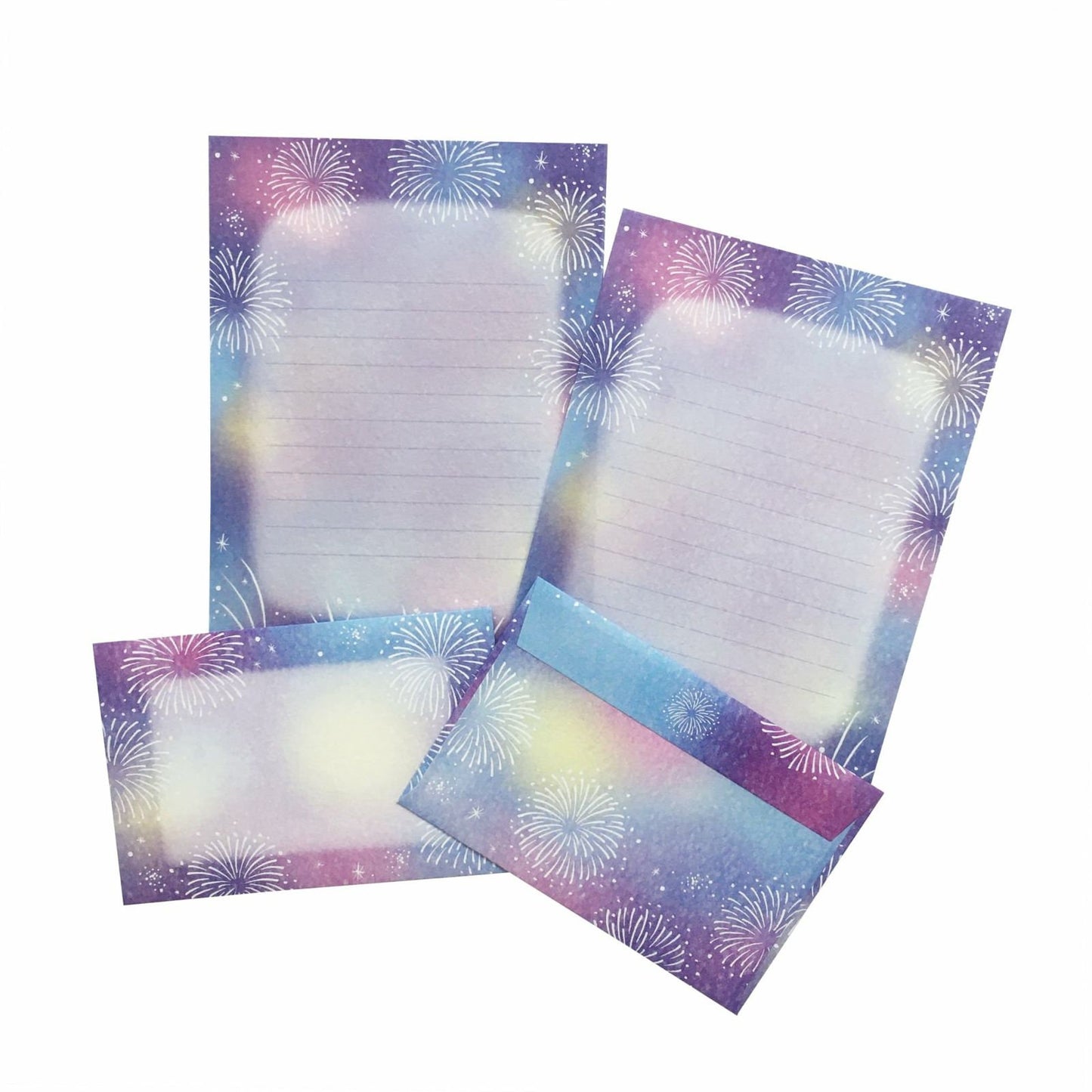 Limited Japanese Washi Letter Writing Set Series - Firework